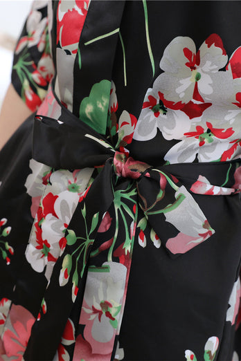 Bride Bridesmaid Floral Print Robes