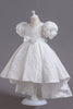 Load image into Gallery viewer, White A Line Girls&#39; Dress With Bow