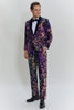 Load image into Gallery viewer, White Sequins Mens Two-Piece Suit Shawl Lapel One Button Formal Tuxedo