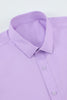 Load image into Gallery viewer, Men&#39;s Purple Wrinkle-Free Solid Long Sleeves Dress Shirt