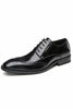 Load image into Gallery viewer, Brown Lace-Up Men&#39;s Leather Slip-On Dress Shoes