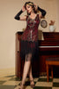 Load image into Gallery viewer, V Neck Sleeveless 1920s Dress