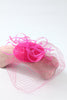 Load image into Gallery viewer, 1920s Fuchsia Women Headband With Veil