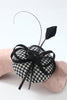 Load image into Gallery viewer, 1920s Black White Grid Headpieces