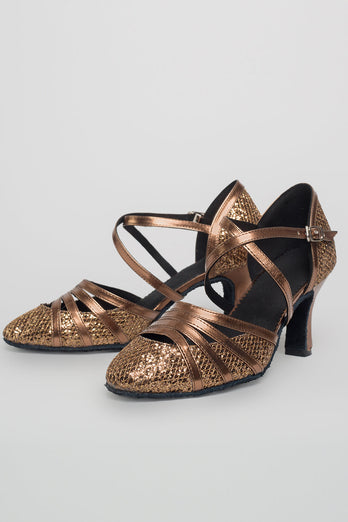 Vintage 1920s Style Dance Shoes with Sequins