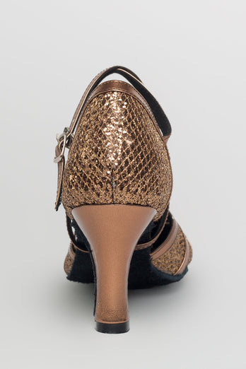 Vintage 1920s Style Dance Shoes with Sequins