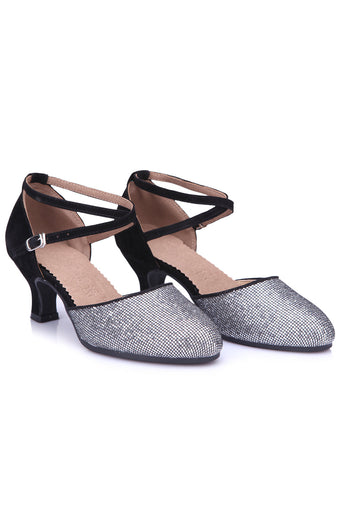 Retro Modern Dance Shoes with Sequins