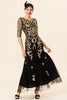 Load image into Gallery viewer, Apricot Sequins 1920s Dress