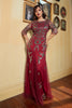 Load image into Gallery viewer, Red Sequins 1920s Dress