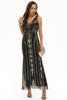 Load image into Gallery viewer, Sequin V-neck Sheath Long Formal Dress