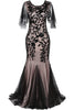 Load image into Gallery viewer, Plus Size Long 1920s Flapper Dress with Sequin