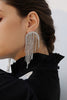 Load image into Gallery viewer, Golden Tassel Rhinestones Earrings