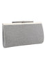 Load image into Gallery viewer, Silver Rhinestone Evening Clutch Bag