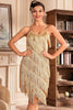 Load image into Gallery viewer, Royal Blue Spaghetti Straps Fringed Roaring 20s Great Gatsby Dress