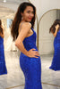 Load image into Gallery viewer, Royal Blue Mermaid Long Formal Dress With Appliques