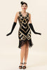 Load image into Gallery viewer, V Neck Silver Sequins 1920s Flapper Dress with Tassel