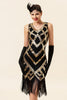 Load image into Gallery viewer, V Neck Silver Sequins 1920s Flapper Dress with Tassel