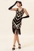 Load image into Gallery viewer, V Neck Silver Sequins 1920s Flapper Dress with Tassel