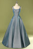 Load image into Gallery viewer, Glitter Blue Open Back Long Formal Dress