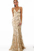 Load image into Gallery viewer, Beaded Backless Spaghetti Straps Formal Dress