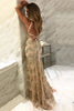 Load image into Gallery viewer, Beaded Backless Spaghetti Straps Formal Dress