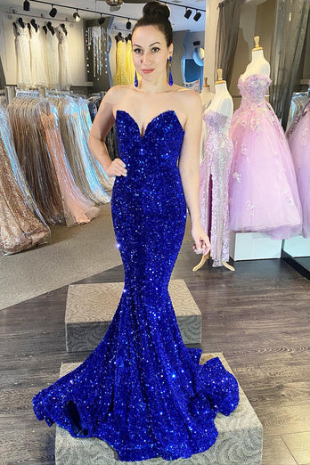 Black Sweetheart Mermaid Formal Dress