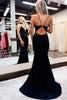 Load image into Gallery viewer, Sparkly Black Sequins Open Back Long Formal Dress