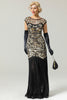 Load image into Gallery viewer, Green 1920s Sequined Flapper Dress