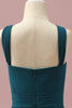 Load image into Gallery viewer, Dark Green Halter A-Line Junior Bridesmaid Dresses