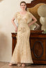 Load image into Gallery viewer, Beading Mermaid Mother of Bride Dress