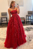 Load image into Gallery viewer, Sparkly Red Long Formal Dress with Pockets