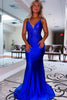 Load image into Gallery viewer, Royal Blue Beading Mermaid Formal Dress