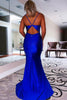 Load image into Gallery viewer, Royal Blue Beading Mermaid Formal Dress