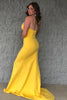 Load image into Gallery viewer, Sparkly Yellow Sweetheart Long Formal Dress with Beading