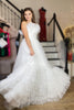 Load image into Gallery viewer, Tulle Strapless White Long Formal Dress