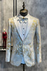 Load image into Gallery viewer, Champagne Peak Lapel Sequins Men&#39;s Formal Blazer