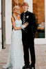 Load image into Gallery viewer, Black Notched Lapel 2 Piece Slim Fit Formal Wedding Tuxedo For Men