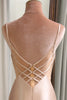 Load image into Gallery viewer, Champagne Mermaid Backless Long Formal Dress