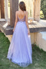 Load image into Gallery viewer, Lavender Tulle A-line Formal Dress with Beading