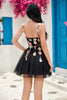 Load image into Gallery viewer, Stylish A Line Spaghetti Straps Champagne Short Formal Dress with Appliques