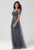 Load image into Gallery viewer, Tulle Beaded Twilight Bridesmaid Dress