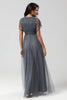 Load image into Gallery viewer, Tulle Beaded Twilight Bridesmaid Dress