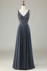 Load image into Gallery viewer, A-Line Beaded Eucalyptus Long Bridesmaid Dress