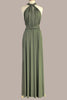 Load image into Gallery viewer, Olive Convertible Wear Long Bridesmaid Dress