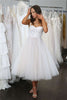 Load image into Gallery viewer, Tulle Corset White Wedding Dress