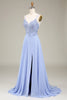 Load image into Gallery viewer, A-Line Lavender Long Formal Dress with Appliques