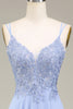 Load image into Gallery viewer, A-Line Lavender Long Formal Dress with Appliques