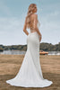 Load image into Gallery viewer, Mermaid Lace-Up Back Sweep Train Long Wedding Dress