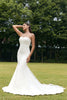 Load image into Gallery viewer, Ivory Mermaid Sweetheart Detachale Long Sleeves Wedding Dress with Lace