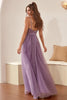 Load image into Gallery viewer, A Line Spaghetti Straps Bridesmaid Dress with Ruffles